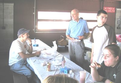 The People
Papa Garret, Grandpa Steve, and Michael Smith; Florie Parmelee
