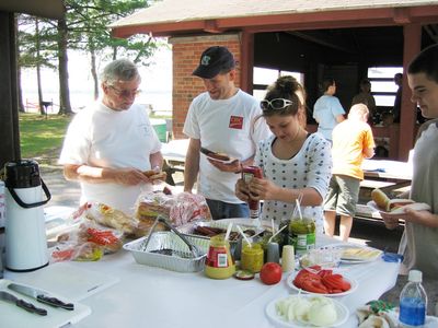 The People
Richard Taglieri; Garret, Kimberly, and Michael Smith (and food!)
