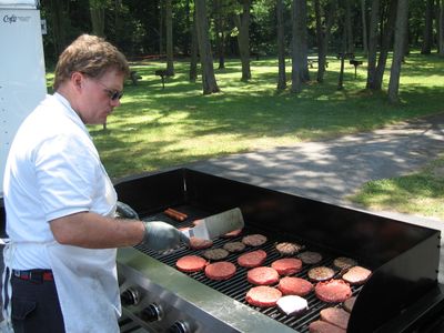 The Place
Ted "The Chef" Foley at work.
