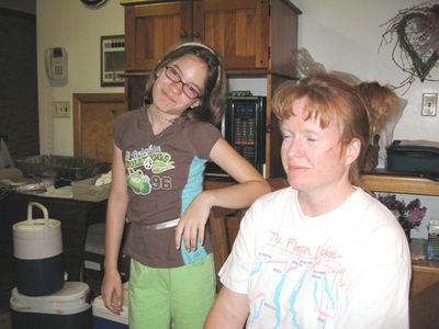 The People
Laurel Higham and Aunt Mary Higham Glazer prepare food for picinic.
