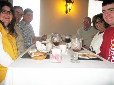Smith Gathering: Fall at Katie and Karl's 11-28-09
The Charlie Smith Family. L to R: Melissa Smith Bajohr; Randy; and Mitchel Bajohr; Charlie and Pat Smith; and Marcus Bajohr
