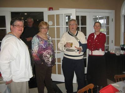 Smith  Gathering: Fall at Nicoles 12-06-14
Carol Curtiss; Chris Curtiss-Rivers; Richard Taglieri; Ginger Lougheed Smith
