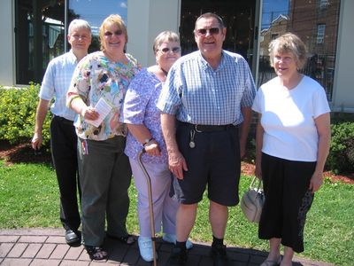 Dave Smith and Family Visit Carousel Tour 7a
The entourage, closeup: Clive, Sheri, Evelyn, Dave, and Jan
