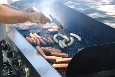 Reunion 2010
Food on the grill.
