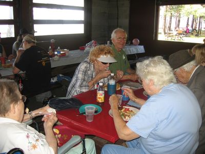 Reunion 2010
Foreground: Miriam Smith and Jane Watkin; 
Background: Jan Rung Abrams and Bob Abrams

