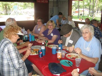 Reunion 2010
Left: Bob and Jan Abrams; 
Right Jane and Keith Watkin; Chris Curtiss Rivers; and Carol Curtiss
