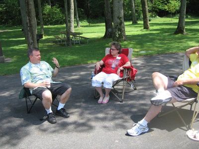 Reunion 2013 VBSP
Joe Higham; Sue Higham Foley; partially hidden, Ted Foley
