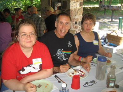 2015 Family Reunion, July 11, 2015
Florie Parmelee and parents, Jim Parmelee and Miriam Smith Parmelee
