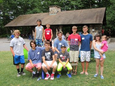 2016 Family Reunion July 9, 2016
Higham Grandchildren:
Front: Justin Entwistle; Tim Awad; Tyler Entwistle; Sam Hughes;
Back: Cole Entwistle; Eli Glazer; Andrew Awad; Riley Hughes; Joe Hughes; Laurel Higham; Audriann Glazer

