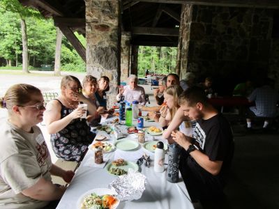 2016 Family Reunion July 9, 2016
Florie Parmelee; Abigail Parmelee; Miriam Smith Parmelee; Julie Maynard Hart; Mary Lou Costello Maynard; Len Hart; Jim Parmelee; Shelby Deere; Nate Parmelee
