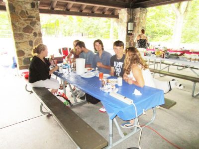 2016 Family Reunion July 9, 2016
Same table, different view: Jane; Ciara; Andrew; Tim; Tyler; and Joan
