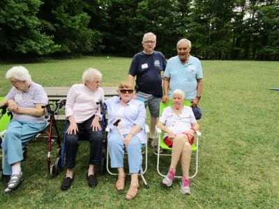 2016 Family Reunion July 9, 2016
Jane; Mary Lou; Mary T.; Marge; 
Standing Richard; Tony
