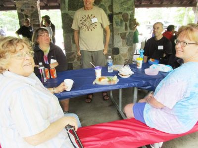 2017 Family Reunion, July 8, 2017
L to R: Mary Smith Taglieri; Kathy Sauerzopf Yuelling; Jim Parmelee; Mark Glazer; Mary Higham Glazer
