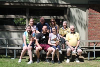 2018 Family Reunion, July 7, VBSP
John Higham Family and Grandpa and Grandma
Front: Julia Higham; Michael Jordan; Rachel Higham Jordan; Asher Jordan; Jack Higham
Back: Madison Higham; John Higham; Cathy Foster Higham; Jan Mack Higham
