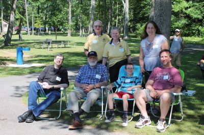 2018 Family Reunion, July 7, VBSP
Sauerzopf Family and Highams
Richard Sauerzopf; Bob Sauerzopf; Charles Knieren; John Sauerzopf;
Jack Higham; Cathy Cox; Jan Mack Higham
