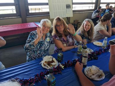 2022 Family Reunion July 9, 2022 VBSP
Donna Leto, guest; Joan Higham Entwistle; Sue Higham Foley
