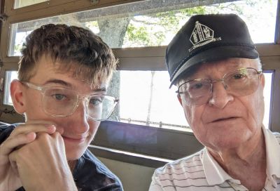 2022 Family Reunion July 9, 2022 VBSP
Cole Entwistle and Grandpa Higham in a selfie
