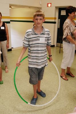 Sunday Party at OLS School
Games: Riley O'Hara Hughes "hoop" star.
