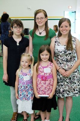 Sunday Party at OLS School
Guests: The Higham Women (all 5): Front: Madison; Julia; 
Rear: Laurel; Rachel; Katie
