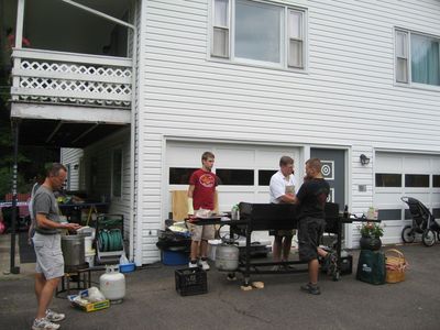 Friday/Saturday Breakfast and Picnic
Cooking: Ted's Mobile Kitchen.
Ben Hughes; Arik Foley; Ted Foley; Andy Foley

