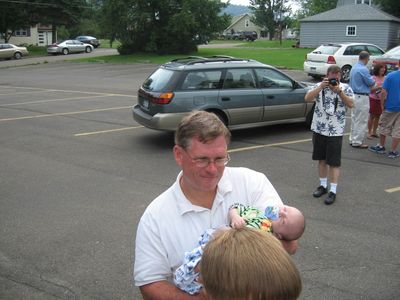 Saturday Church 5
Church 5:  In the parking lot.  Ted Foley and Eli Glazer.  Joe Higham shoots in background.
