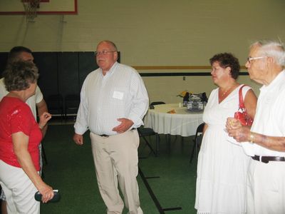 Sunday Party at OLS School
Guests: L to R: Jan Higham; Andy Foley; Dan Mack; Helen Mack; Joe Mack
