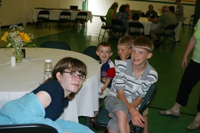 Sunday Party at OLS School
Cousins: Laurel Higham; Cole Entwistle; Sam Hughes; Riley Hughes
