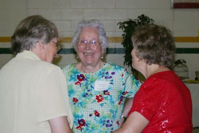 Sunday Party at OLS School
L to R: Louisa Matula; Eileen Fanning; Jan Higham
