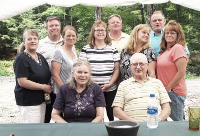 60th Anniversary Party Jack & Jan August 10, 2019
The Higham Family from 489 Echo
Seated: Mom Jan Mack Higham; Dad Jack Higham
Standing: Sue Higham Foley; Joe Higham; Ann Higham Hughes; Mary Higham Glazer; Jim Higham; Jane Higham; John Higham; Joan Higham Entwistle
